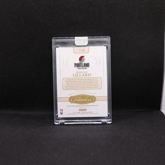2017-18 Damian Lillard Flawless Diamond 5/5 #41