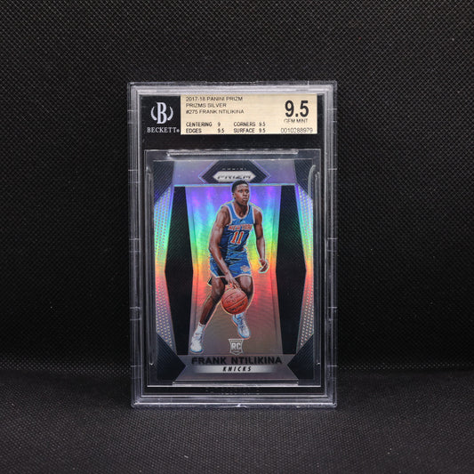 2017-18 Frank Ntilikina Prizm #275 Silver Prizm Rookie BGS 9.5
