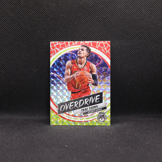 2019-20 Trae Young Mosaic Overdrive Silver Prizm