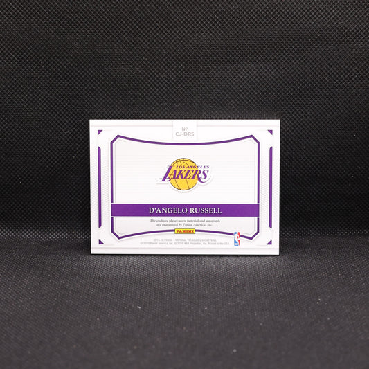 2015-16 D'Angelo Russell National Treasures Colossal Jersey RPA /49