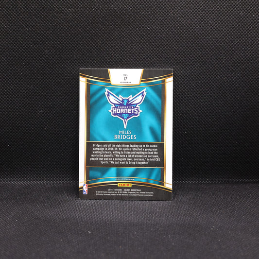 2018-19 Miles Bridges Select #17 Tie Colour Prizm Rookie Card