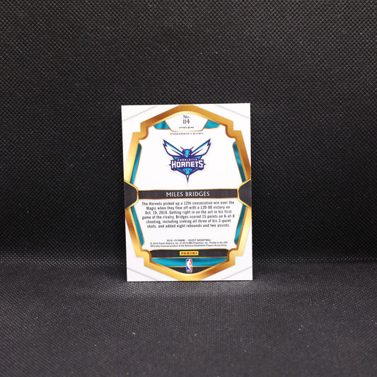 2018-19 Miles Bridges Select #114 Silver Scope Prizm Rookie Card