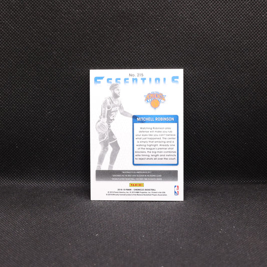 2018-19 Mitchell Robinson Chronicles Essentials Blue /99 Rookie Card