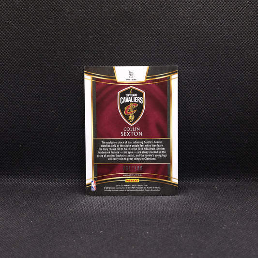 2018-19 Collin Sexton Select #75 Red Prizm Rookie Card /199