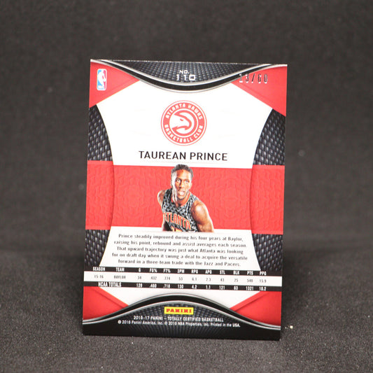 2016-17 Taurean Prince - Totally Certified Orange Rookie Card /60