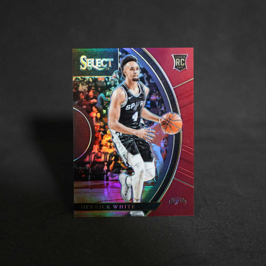 2017-18 Derrick White Donruss Select #99 Maroon Prizm RC /199