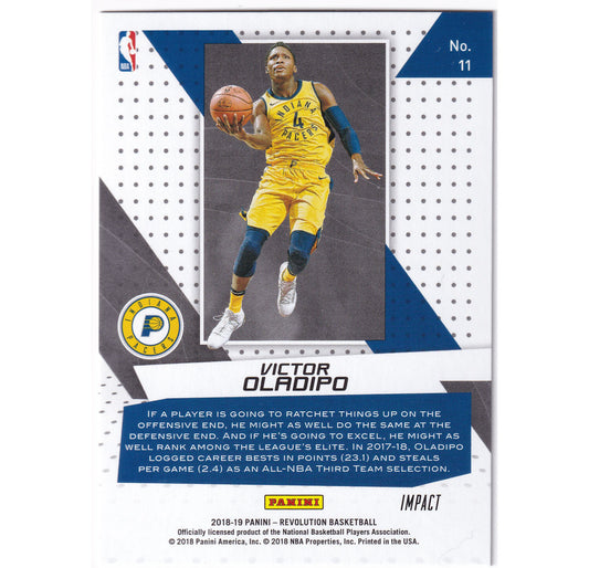 2018-19 Panini Revolution Vortex Impact #11 Victor Oladipo