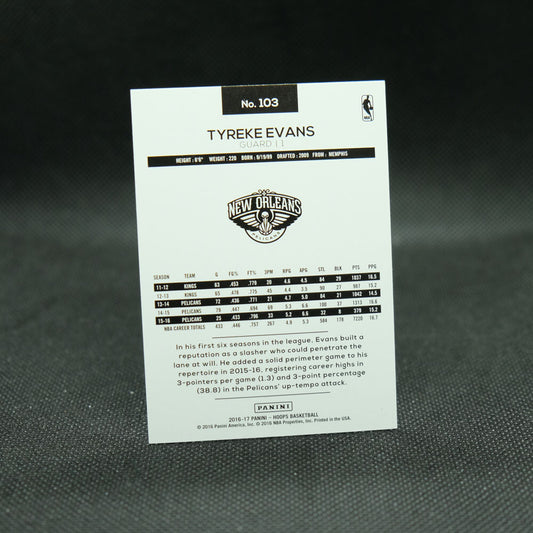 2016-17 Tyreke Evans NBA Hoops Silver /99