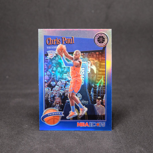 2019-20 Panini NBA Hoops Premium Chris Paul Tribute Blue Prizm Rookie