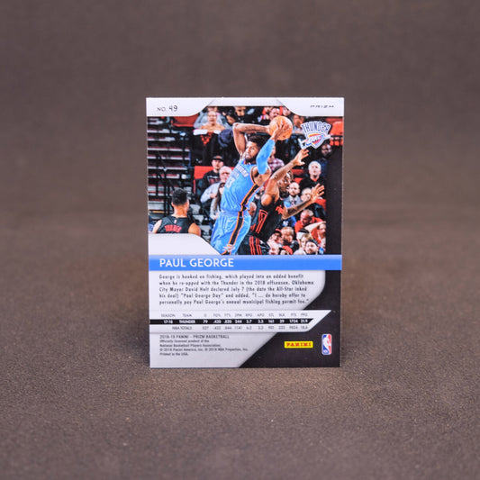 2018-19 Paul George Prizm - Silver Prizm