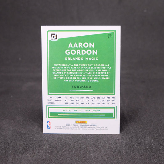 Aaron Gordon 2020-21 Donruss - Green Laser
