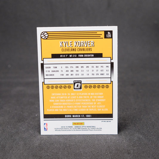 2018-19 Panini Donruss Optic Purple Prizm Kyle Korver