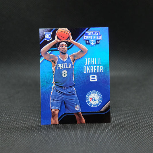 2015-16 Jahlil Okafor Totally Certified Blue Rookie Card /99