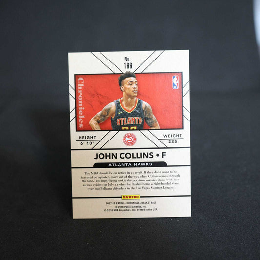 2017-18 John Collins Chronicles Gold Standard Rookie Card /99