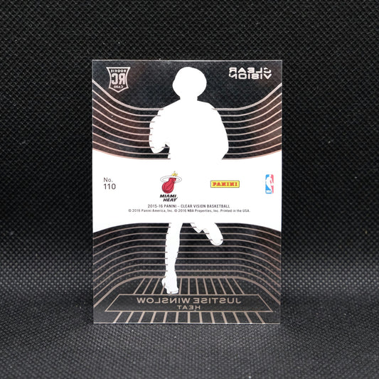 2015-16 Justise Winslow Clear Vision Blue Rookie Card /149