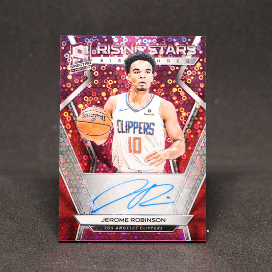 2018-19 Jerome Robinson - Rising Stars Signatures Pink Fast Break Prizm Rooki...