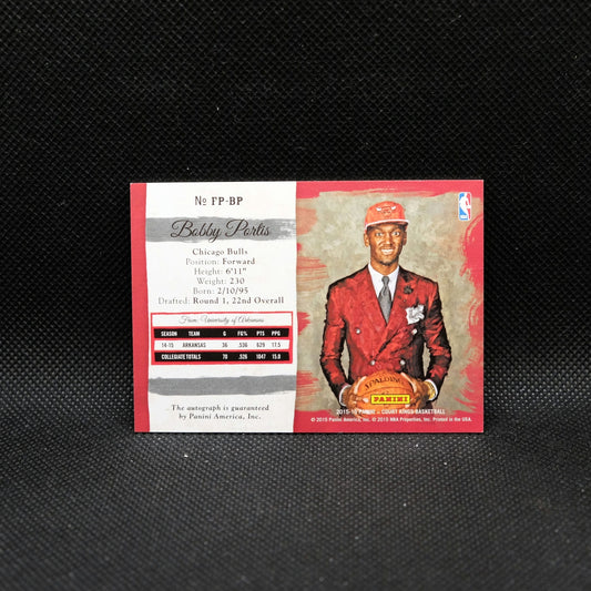 2015-16 Panini Court Kings Bobby Portis RC Fresh Paint Auto