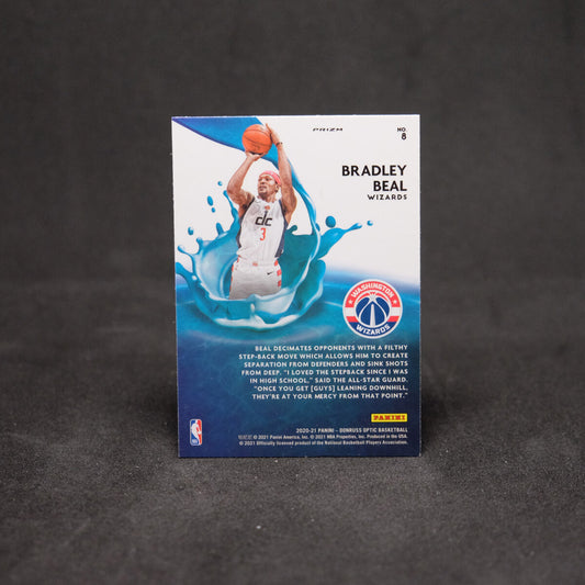 2020-21 Bradley Beal Panini Donruss Optic Splash Purple Prizm