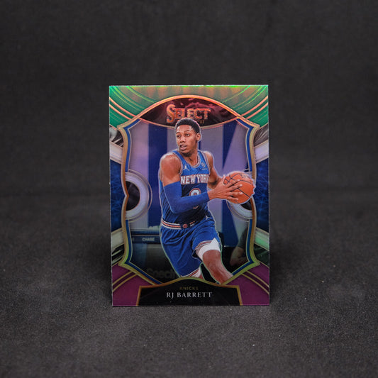 2020-21 Select RJ Barrett Green Purple Prizm Concourse