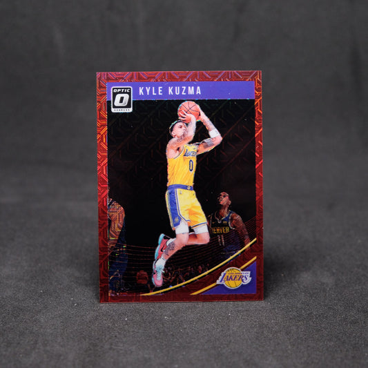 2018-19 Kyle Kuzma Donruss Optic Choice Mojo Red Prizm /88