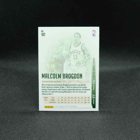 2016-17 Malcolm Brogdon Prestige Rookie Card #182