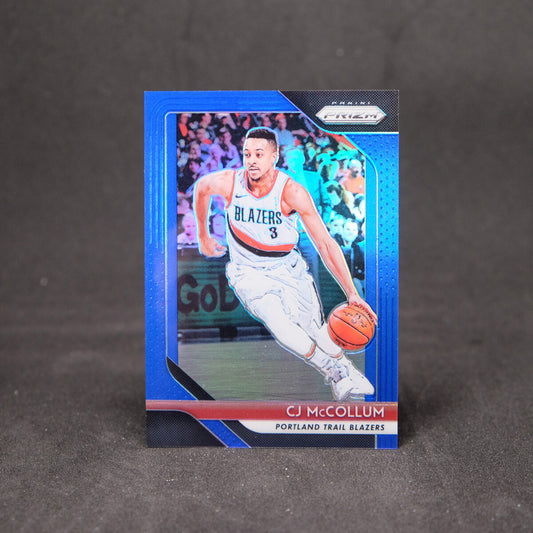 2018-19 Panini Prizm CJ McCollum Blue Prizm /199