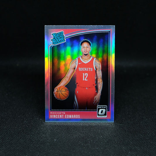 2018-19 Vincent Edwards Donruss Optic Rated Rookie Holo Prizm