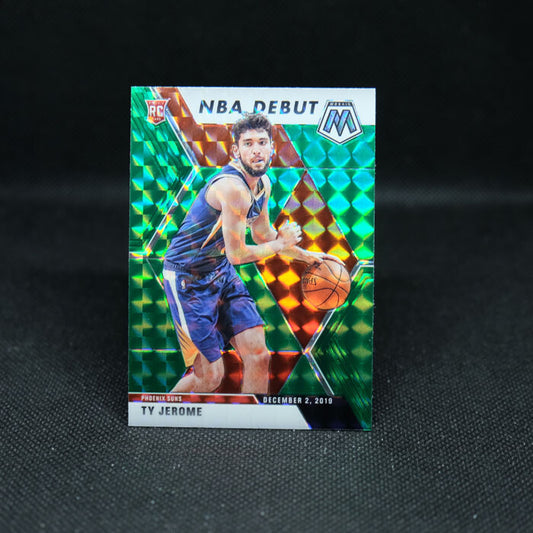 2019-20 Mosaic Ty Jerome NBA Debut Rookie Card - Green Prizm