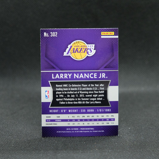 2015-16 Larry Nance Jr Prizm + Court Kings /175 Rookie Card Lot - 2 Cards