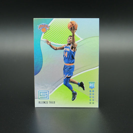 2018-19 Allonzo Trier Status Green Rookie Card