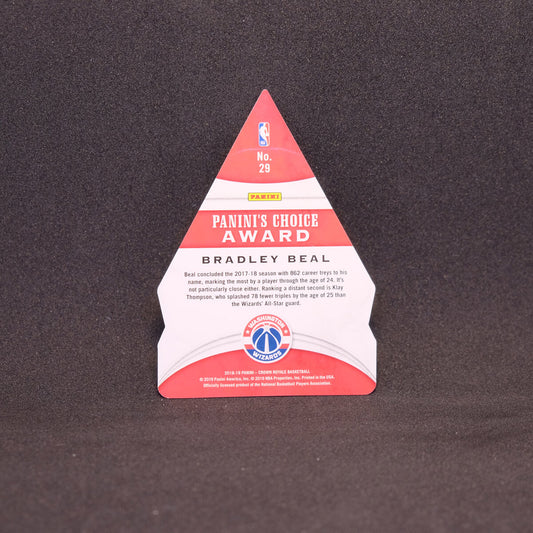 2018-19 Bradley Beal - Crown Royale Panini's Choice Award /75 Red