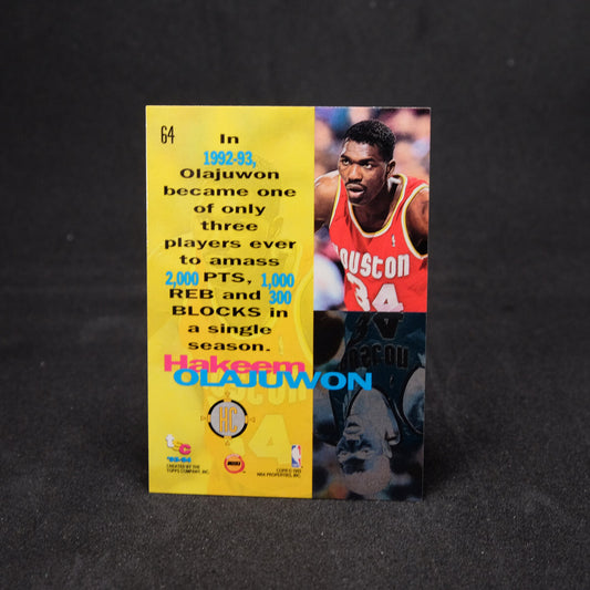 Hakeem Olajuwon 1993-94 Topps Stadium Club High Court #67