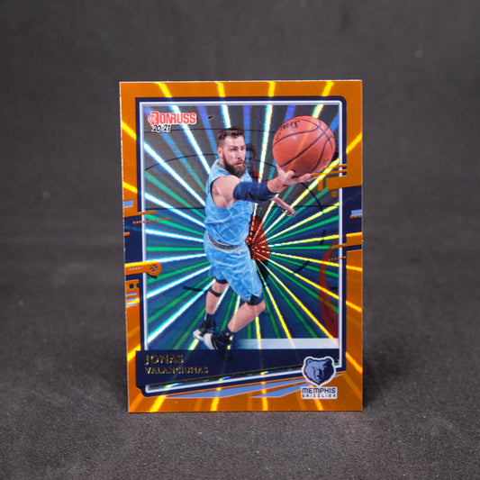 Jonas Valanciunas 2020-21 Donruss - Orange Laser