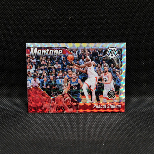 2019-20 Panini Mosaic Pascal Siakam Montage Silver Mosaic Prizm (#1)