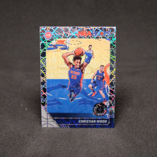 Christian Wood 2019-20 NBA Hoops Premium Stock Laser Prizm