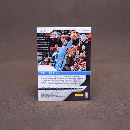 2018-19 Paul George Prizm - Ruby Wave Prizm