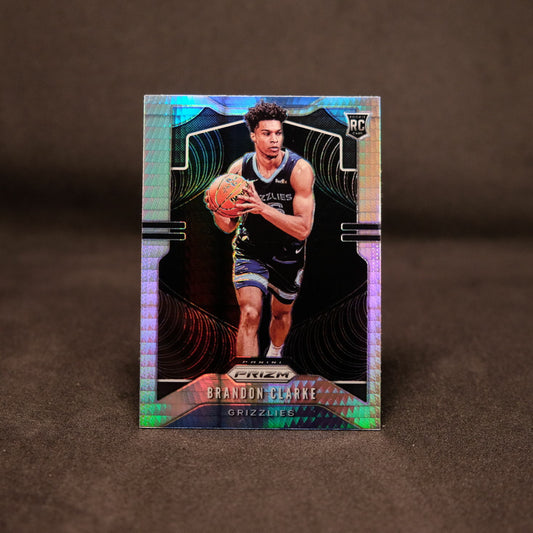 2019-20 Panini Prizm Brandon Clarke #266 Hyper Prizm Rookie Card