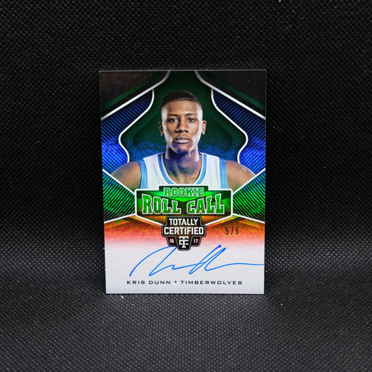 2016-17 Panini Totally Certified Kris Dunn Rookie Roll Call 5/5