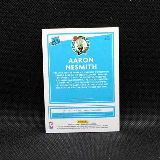 2020-21 Donruss Aaron Nesmith Rated Rookie Green Laser #232