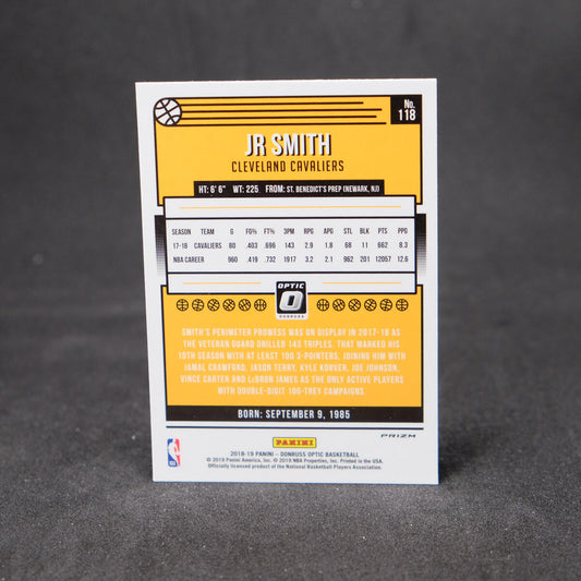 2018-19 Panini Donruss Optic Silver Holo Prizm JR Smith