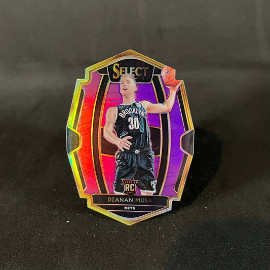 2018-19 Dzanan Musa Panini Select Purple Prizm Die Cut Rookie /99