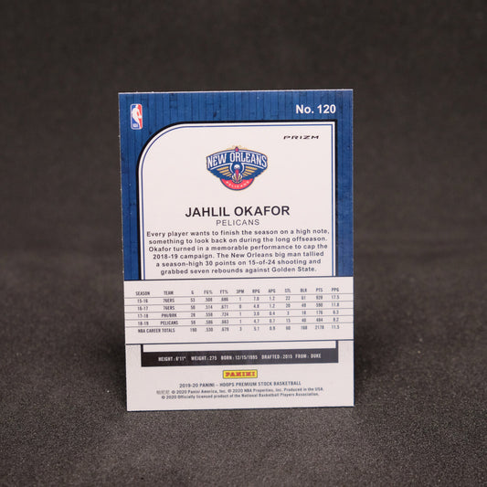 Jahlil Okafor 2019-20 NBA Hoops Premium Laser Prizm