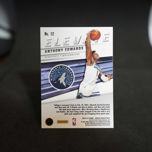 2020-21 Anthony Edwards Mosaic Elevate Rookie