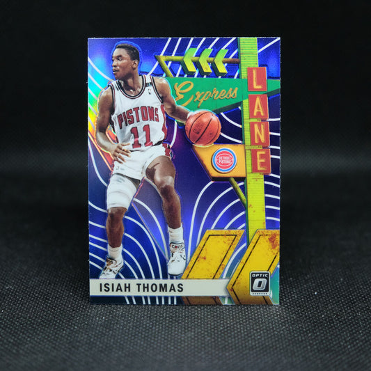 2019-20 Isaiah Thomas Donruss Optic Express Lane Purple Prizm