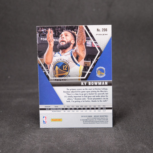 2019-20 Panini Mosaic Ky Bowman Pink Camo Rookie Card