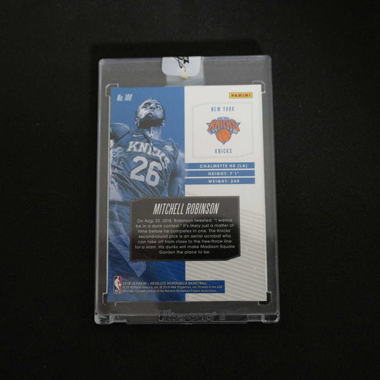 2018-19 Mitchell Robinson Absolute Encased Rookie Card #100