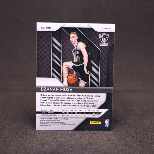 2018-19 Dzanan Musa - Prizm #198 Hyper Prizm Rookie
