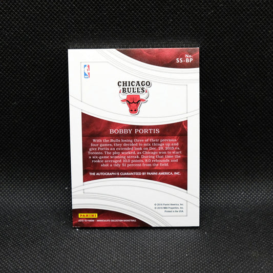 2015-16 Panini Immaculate Bobby Portis RC Shadowbox Signatures Auto /99
