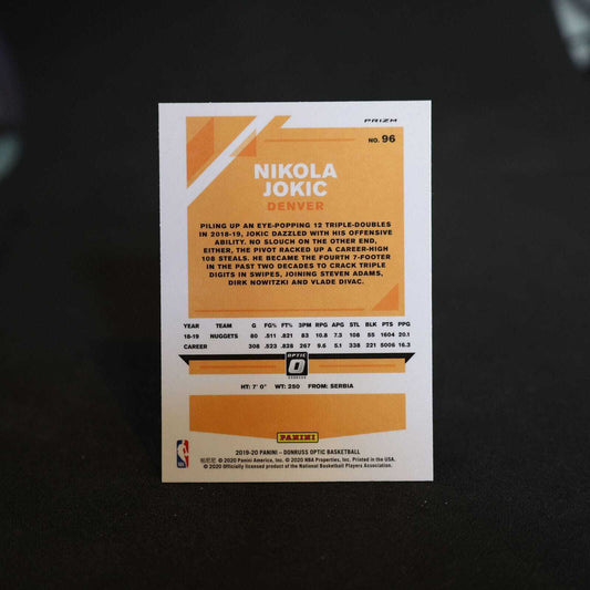 2019-20 Nikola Jokic Donruss Optic Hyper Pink Prizm