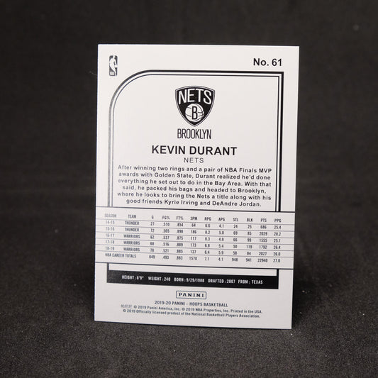 Kevin Durant 2019-20 Hoops Winter #61